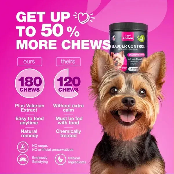 Dog UTI Treatment Dog Cranberry Supplement For Bladder Kidney Health