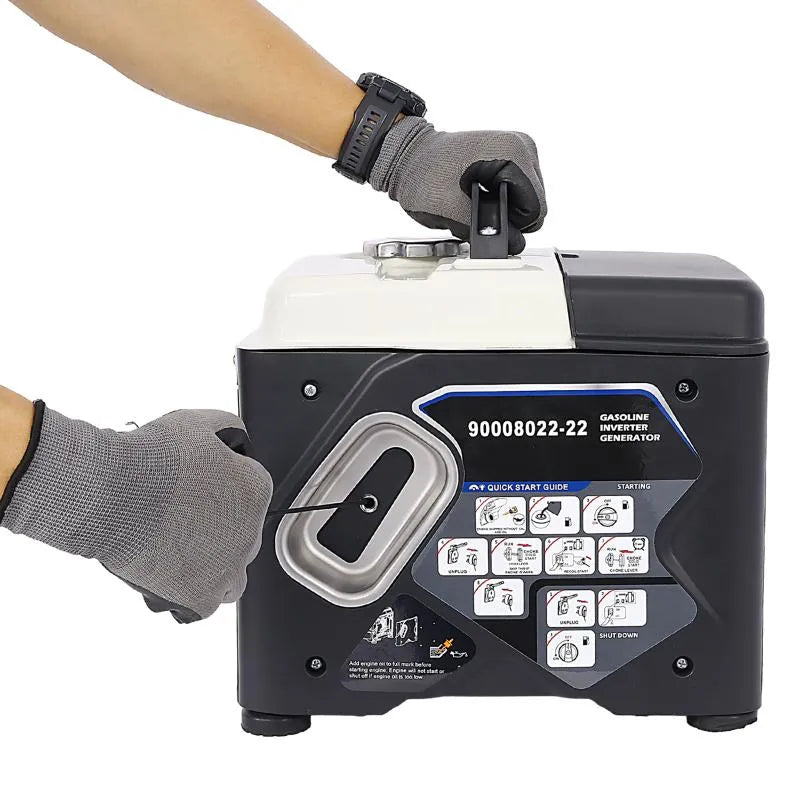 Portable 1200W Ultra-quiet Gas Engine Inverter Generator, EPA-compliant, With Eco-mode Function, Ultra-lightweight, Suitable For Home Backup And Camping