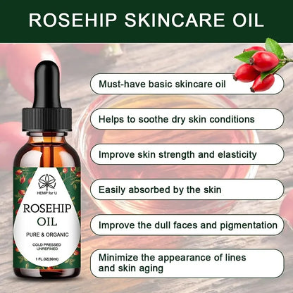 Gua Sha Massage Tools &amp; Rosehip Oil In One Set, Nature Jade Stone Facial Gua Sha Products For Skin Massage, Beauty And Moisturizing , With Nice Travel Pouch