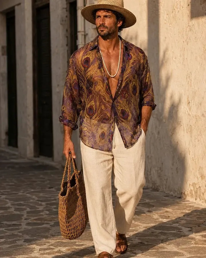 Royal Peacock Resort Shirt