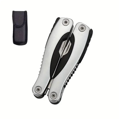 Professional Stainless Steel Pliers Tool Set: Multi-function Knife, Nylon Sheath, Etc. - The Perfect Gift For Camping, Survival, Hiking, Etc.!