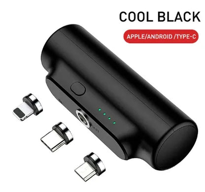 Magnetic Power Bank 3000 MAh Is Suitable For Mobile Power Mini Portable 18650 Charging
